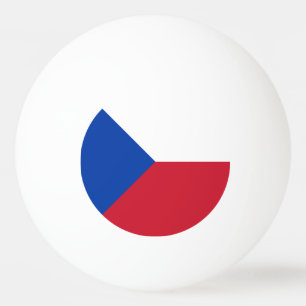 Czech Republic flag Ping Pong Ball