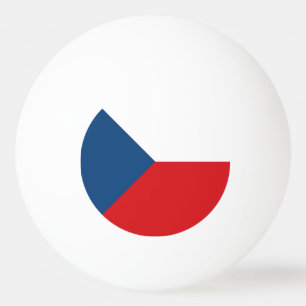 Czech Republic Flag Ping Pong Ball
