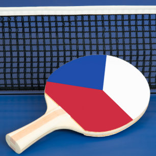 Czech Republic flag Ping Pong Paddle