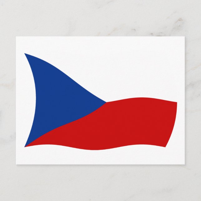 Czech Republic Flag Postcard (Front)