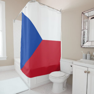 Czech Republic flag Shower Curtain