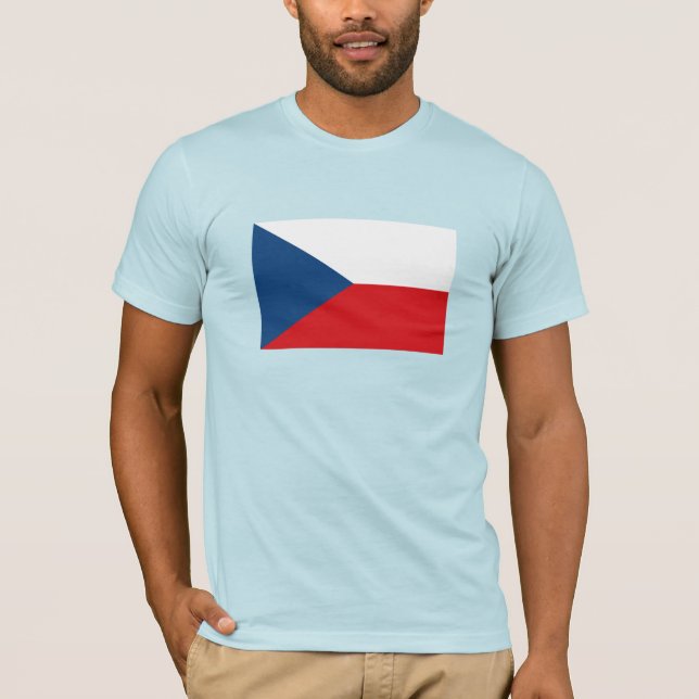 Czech Republic Flag T-Shirt (Front)