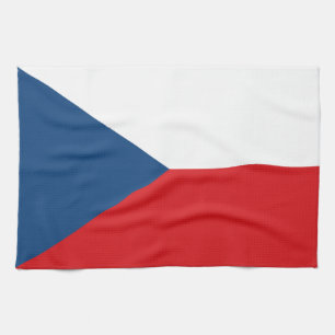 Czech Republic Flag Tea Towel