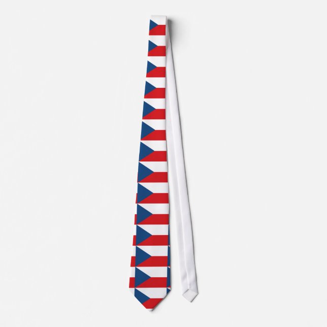 Czech Republic - Flag Tie Česká republika kravatu (Front)