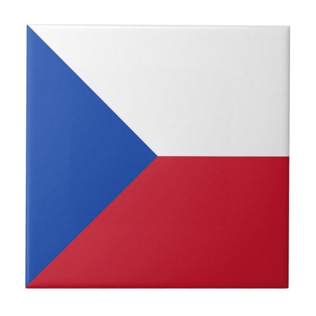 Czech Republic flag Tile (Front)