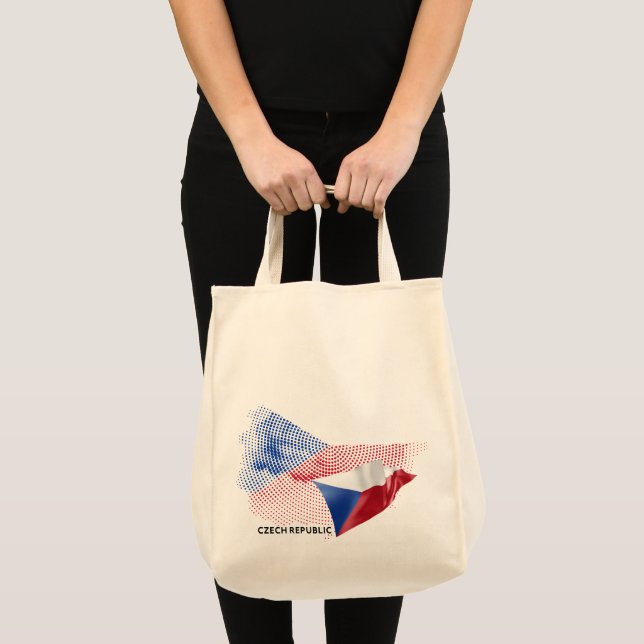 Czech Republic flag Tote Bag (Front (Product))