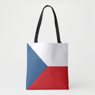 Czech Republic Flag Tote Bag