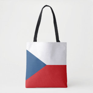 Czech Republic Flag Tote Bag