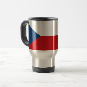 Czech Republic Flag Travel Mug