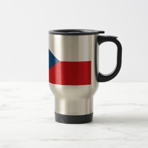 Czech Republic Flag Travel Mug