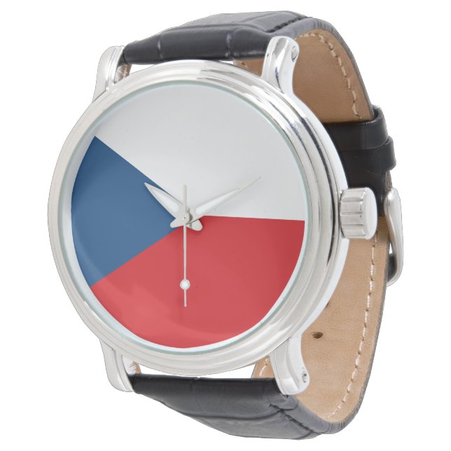 Czech Republic flag Watch (Angled)