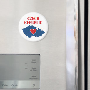 Czech Republic Map Magnet