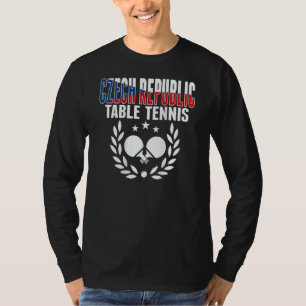 Czech Republic Ping Pong   Czech Table Tennis Supp T-Shirt