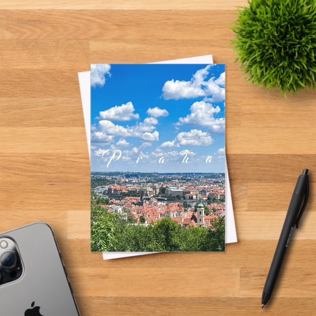 Czech Republic. Prague. Breathtaking view Case-Mat Acrylic Invitations (Insitu (Invitation Card))
