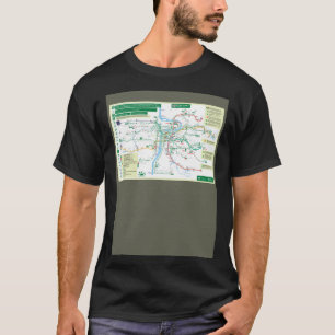Czech Republic  Prague  Praha  Metro Map  HD T-Shirt