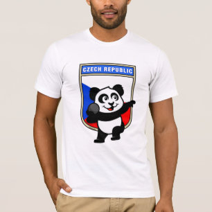 Czech Republic Shot Put Panda T-Shirt