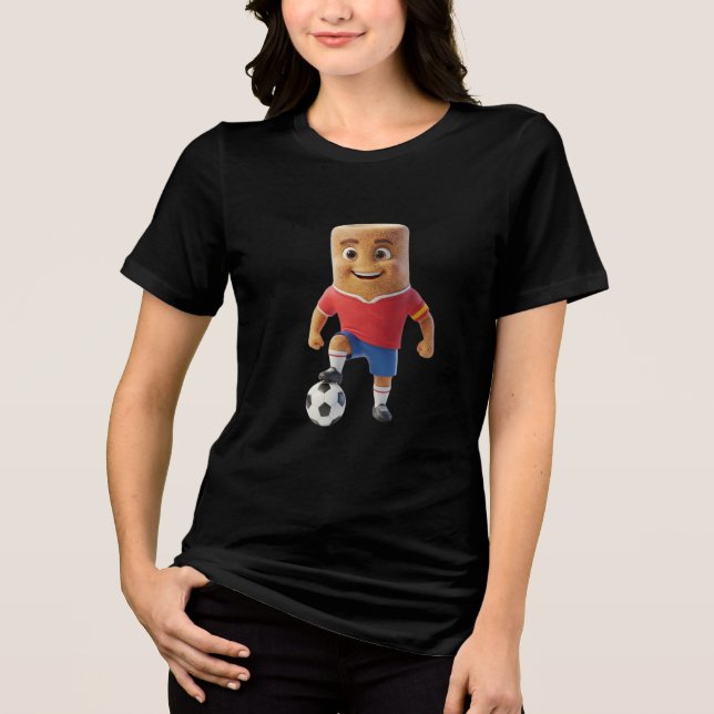 Czech Republic Soccer Shirt - Funny Cinnamon Roll  (Front)