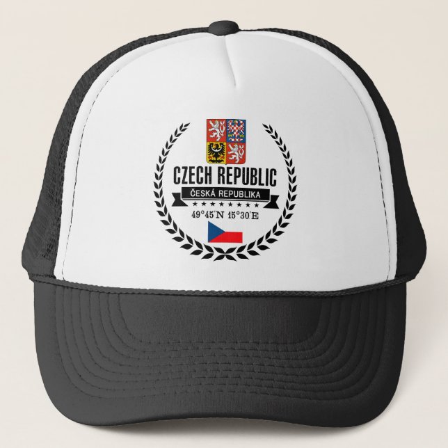Czech Republic Trucker Hat (Front)