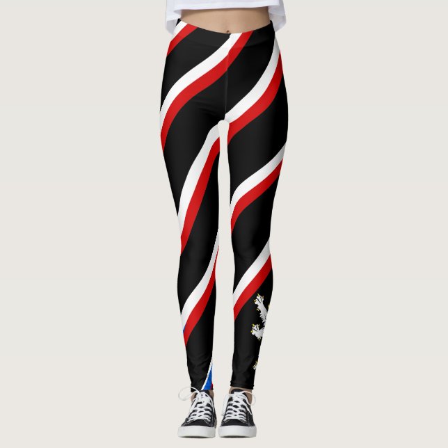 Czech stripes flag leggings (Front)