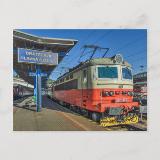 Czech type 242 at Bratislava C Postcard