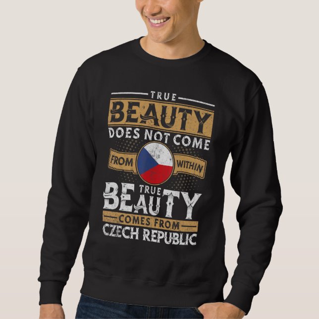 Czech Women And Men Sweatshirt (Front)