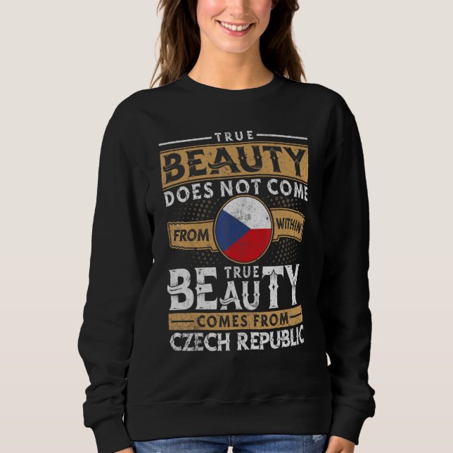 Czech Women And Men Sweatshirt (Front)