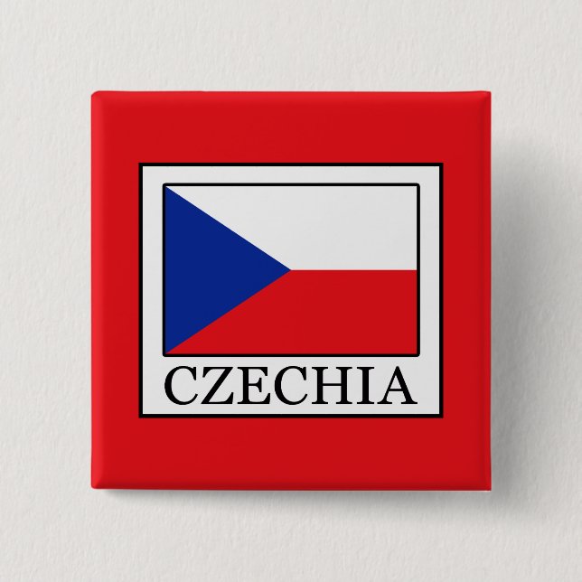 Czechia 15 Cm Square Badge (Front)