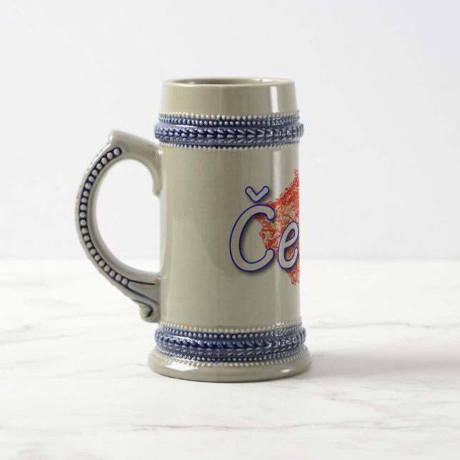 Czechia / Czech Republic Beer Stein (Left)