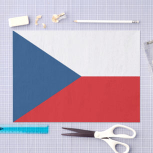 Czechia fashion, Czech Flag tissue paper