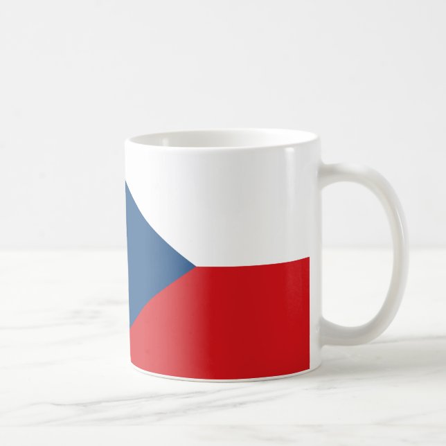Czechia Flag Ceramic Mug (Right)