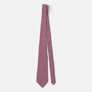 Czechia Flag Honeycomb Tie