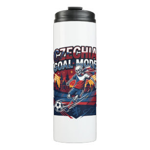 Czechia Goal Mode Skeleton Striker Nations Streetw Thermal Tumbler