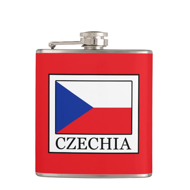 Czechia Hip Flask (Front)