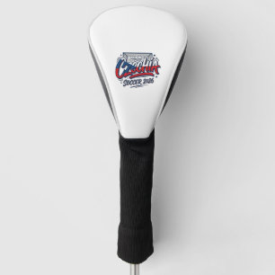 Czechia Soccer 2026 Soccer Bold Country Typography Golf Head Cover