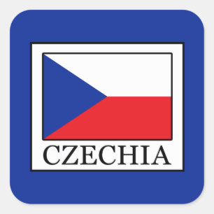 Czechia Square Sticker