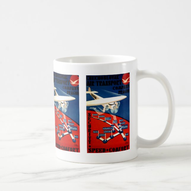 Czechoslovak Air Transport Coffee Mug (Right)
