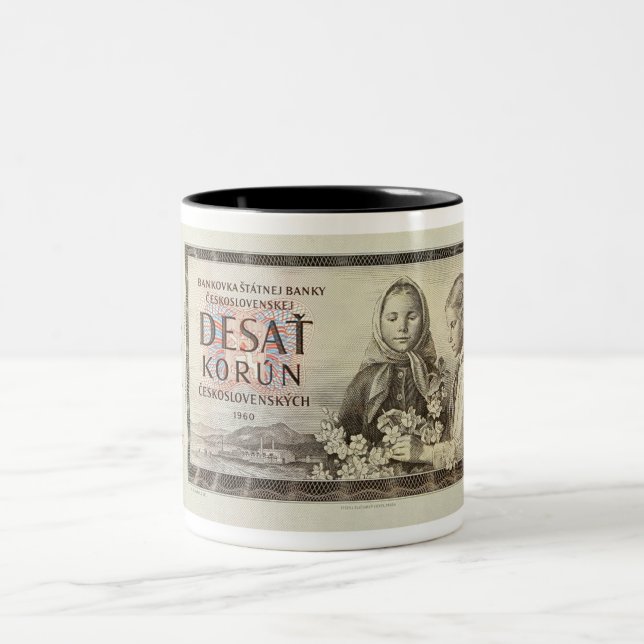 Czechoslovakia 10 Korun Banknote mug (Center)