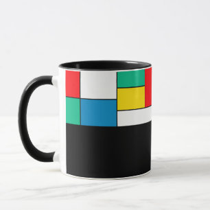 D03 - Tasse mit rechteckigen Farbfeldern Mug
