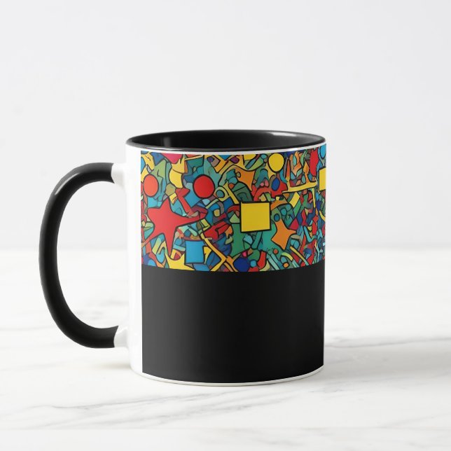 D05 - Cup with colorful mosaic (Left)