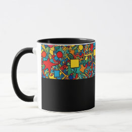 D05 - Tasse mit buntem Mosaik Mug