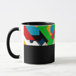 D08 - Cup with Diagonal Color Panels
