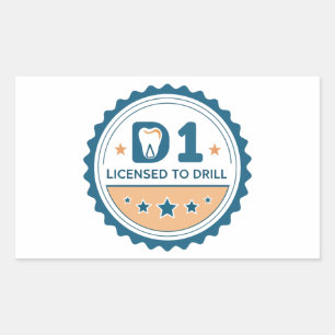 D1 to DDS Dental Student Sticker