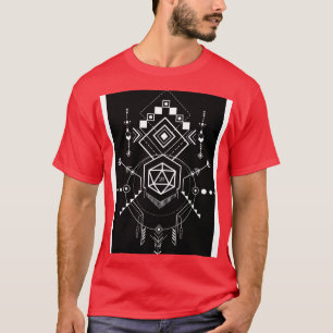 D20 Dice Symbols Storyteller Inspired Tabletop RPG T-Shirt