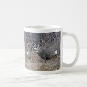 D29 Mule Deer Buck and Doe Coffee Mug