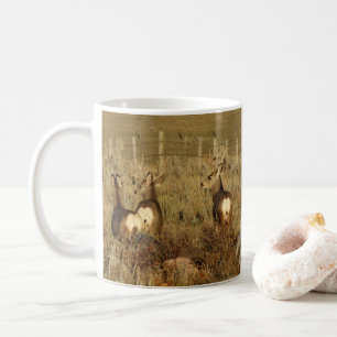D30 Mule Deer Bucks Coffee Mug