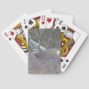 D32 Mule Deer Buck Playing Cards
