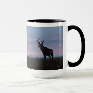 D3 Mule Deer Sunrise Buck Mug