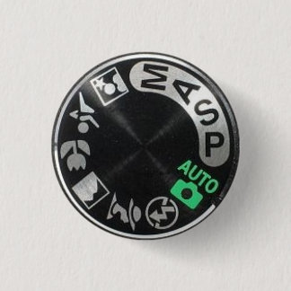D90 Mode Dial 3 Cm Round Badge