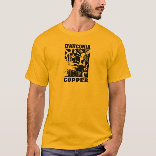 d’Anconia Copper / Black Logo T-Shirt (Front)