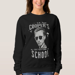 D B Cooper Skydiving School Men Women Vintage Sweatshirt